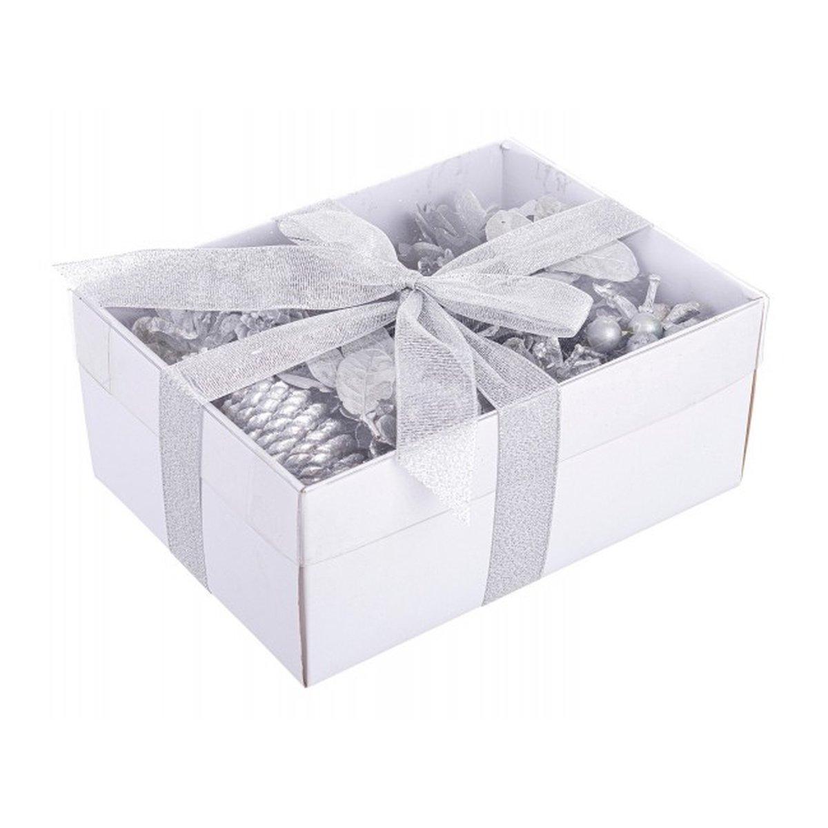 Confezione Decorazioni Diana Argento Assortito | Bizzotto