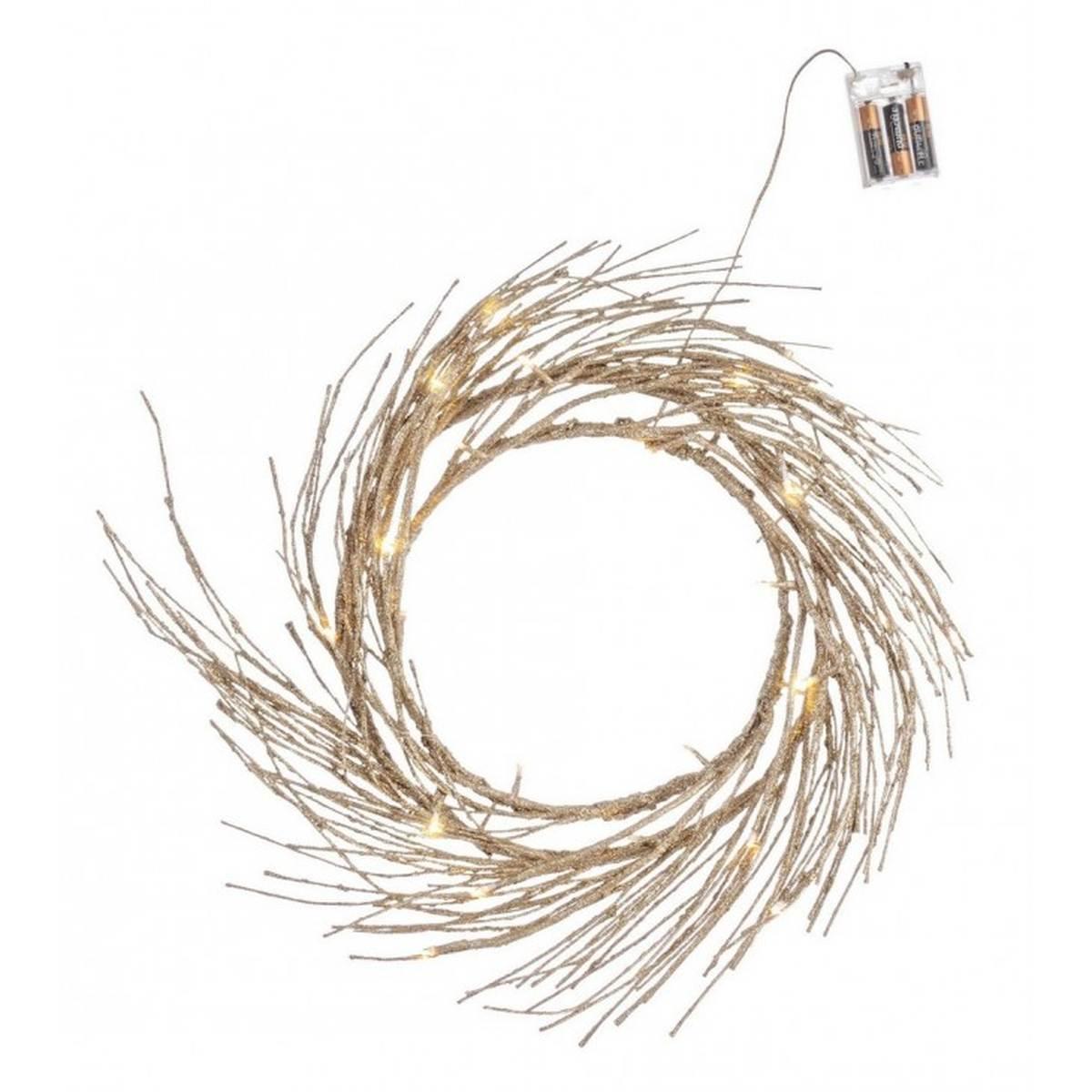 Corona Glad 24LED Champagne Classic cm.Ã?60 | Bizzotto