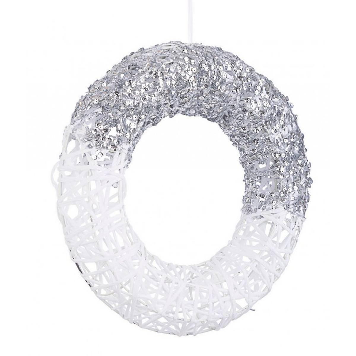 Corona Glittery BiaArg cm.Ã?30 | Bizzotto