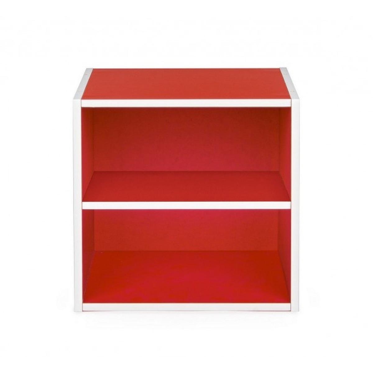 Cubo Con Mensola Composite Rosso