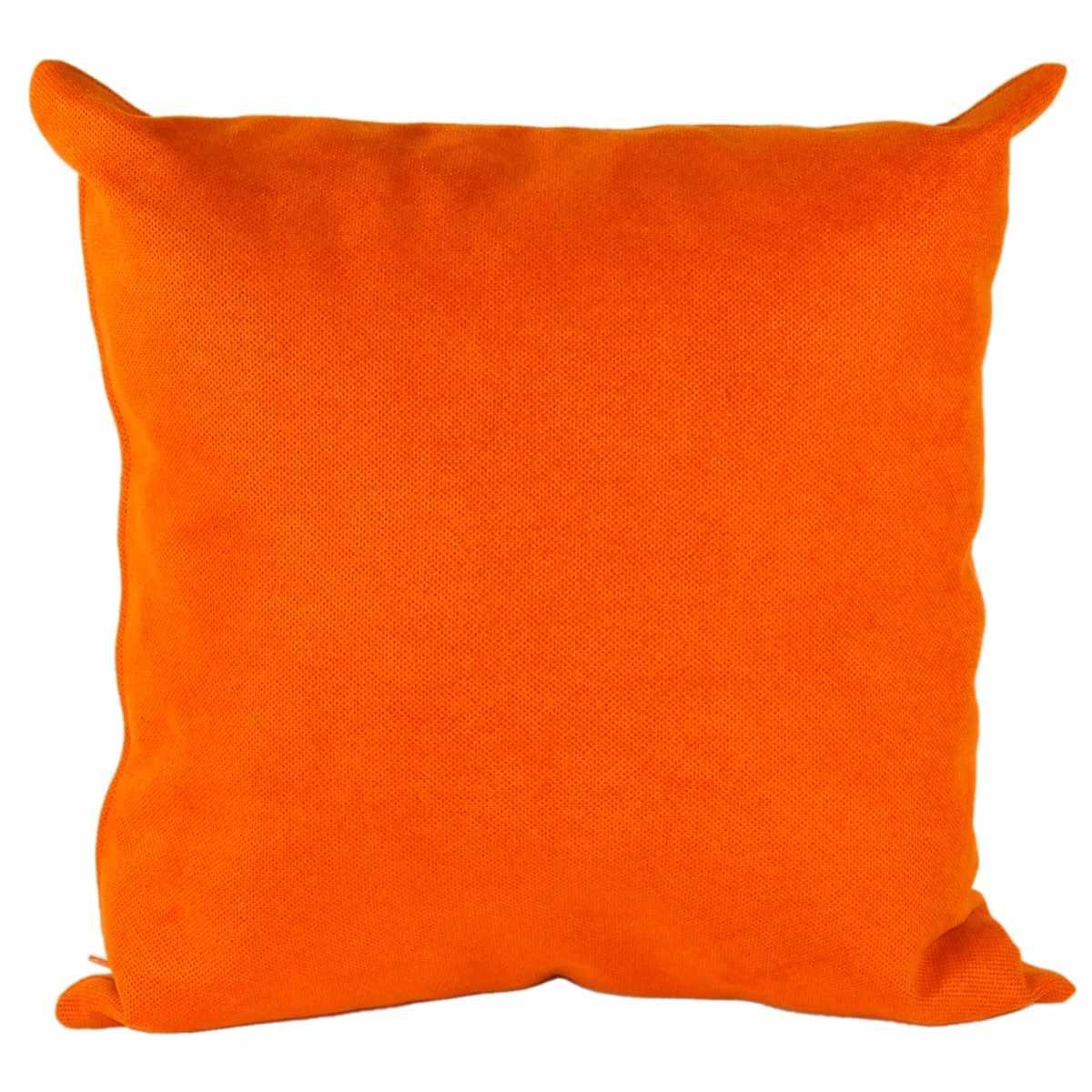 Cuscino Tessuto Arredo Letizia Arancione cm.41x41x18