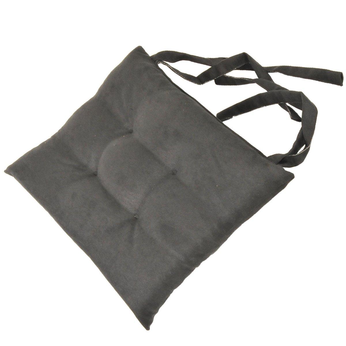 Cuscino Sedia Letizia Nero cm.41x41 | Alore Casa