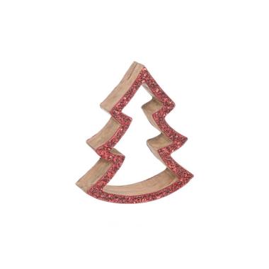 Decorazione Clermont Pino con Glitter L | Bizzotto