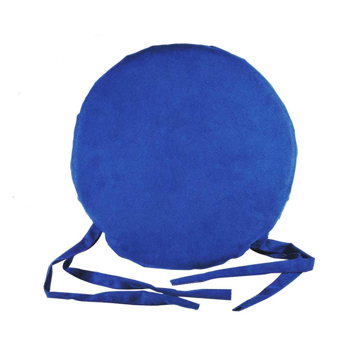 Cuscino Sedia Letizia Blu cm.Ã˜38 V23 | Alore Casa