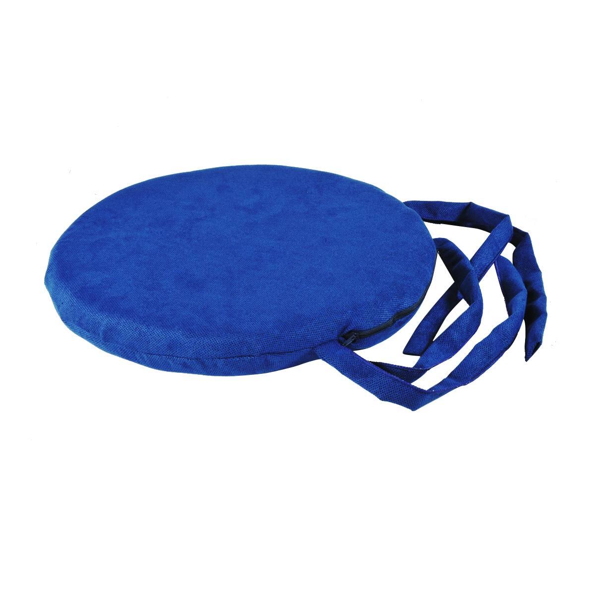 Cuscino Sedia Letizia Blu cm.Ã˜38 V23 | Alore Casa