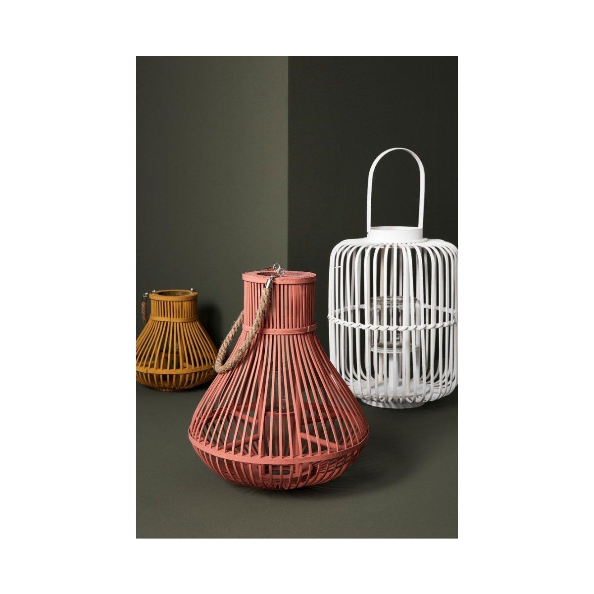 Lanterna Brielle Bianco Con Manico L