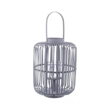 Lanterna Brielle Grigio Con Manico L