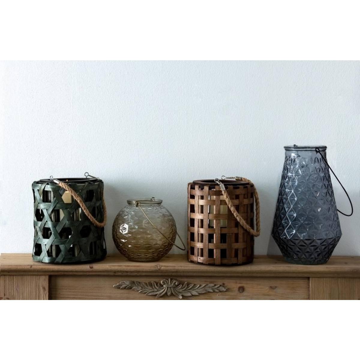 Lanterna Esagono Verde S