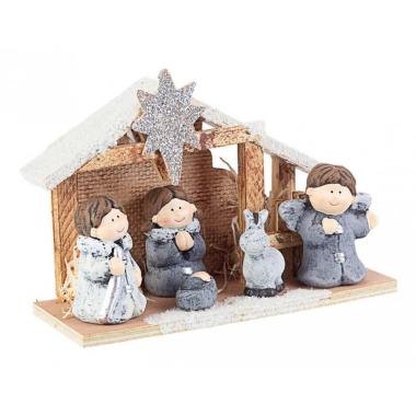 Nativita' Holiness Capanna Nat con LED | Bizzotto