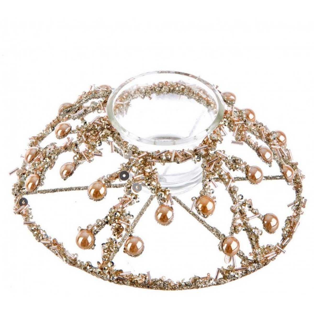 Portacandela 1P Lizy To Oro | Bizzotto