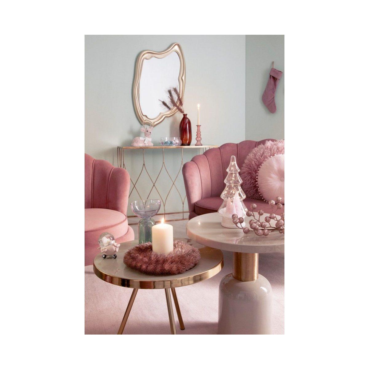 Pino Vetro Kaindi Trasp con Pino Rosa con LED | Bizzotto