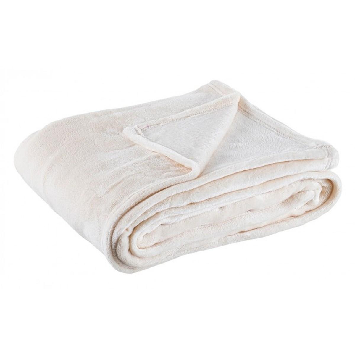 Plaid Penelope Avorio Cm.150X200