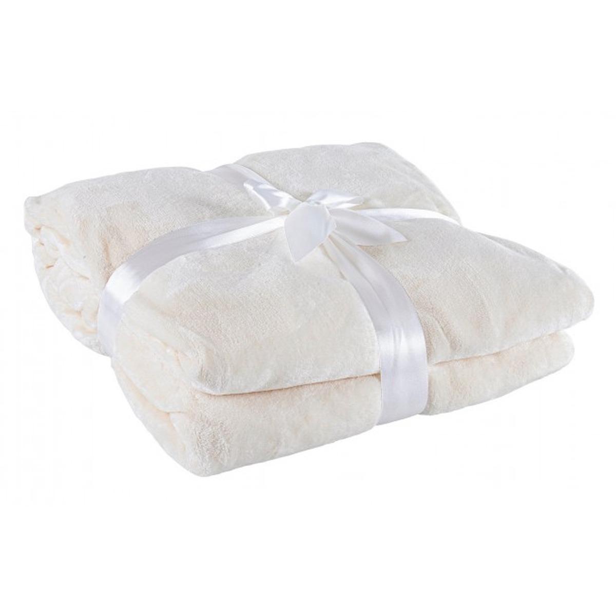 Plaid Penelope Avorio Cm.150X200