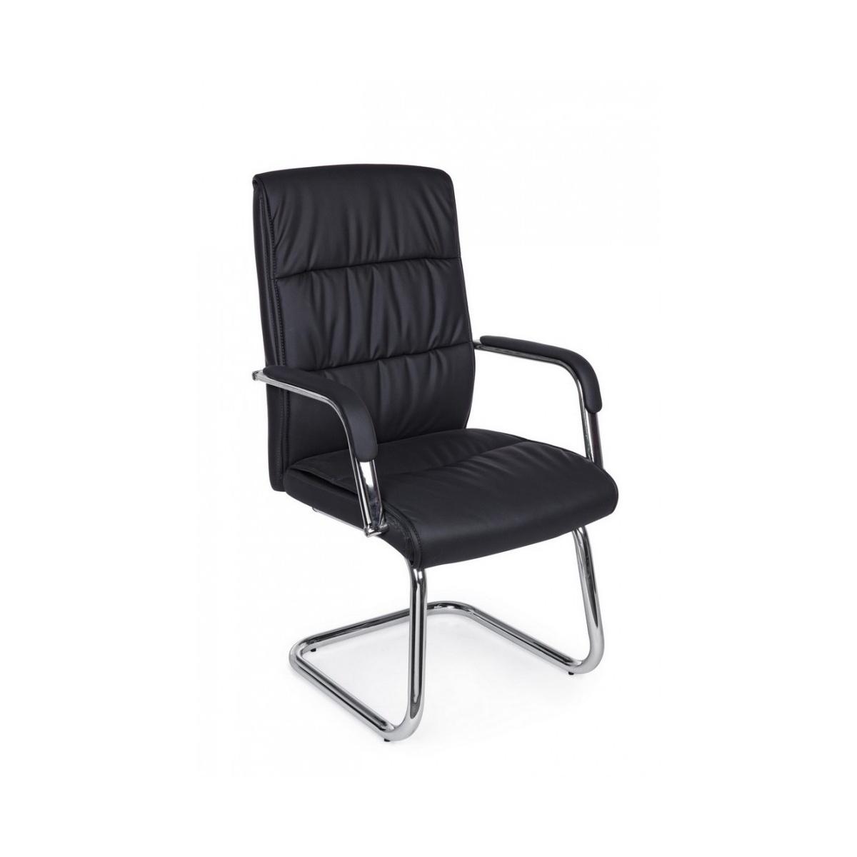 Poltrona Ufficio con Braccioli Sydney Nero | Bizzotto