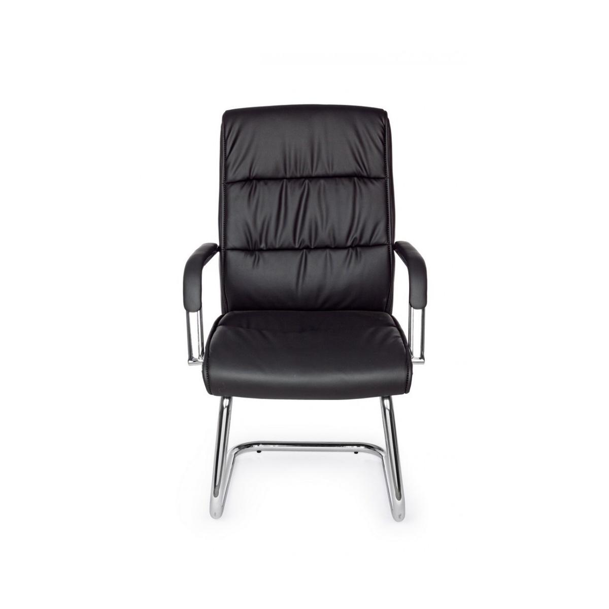 Poltrona Ufficio con Braccioli Sydney Nero | Bizzotto