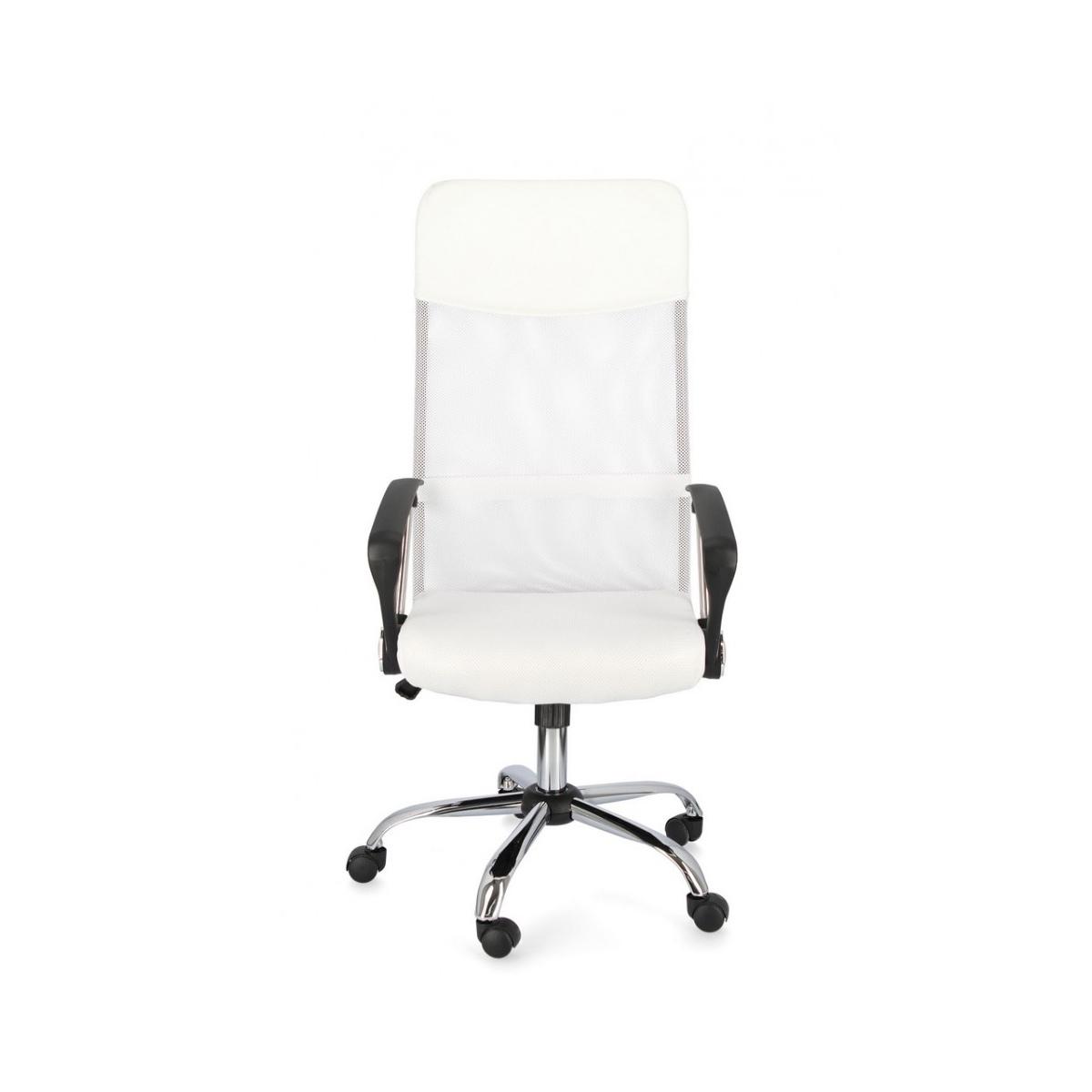 Poltrona Ufficio con Braccioli Dakar Bianco | Bizzotto