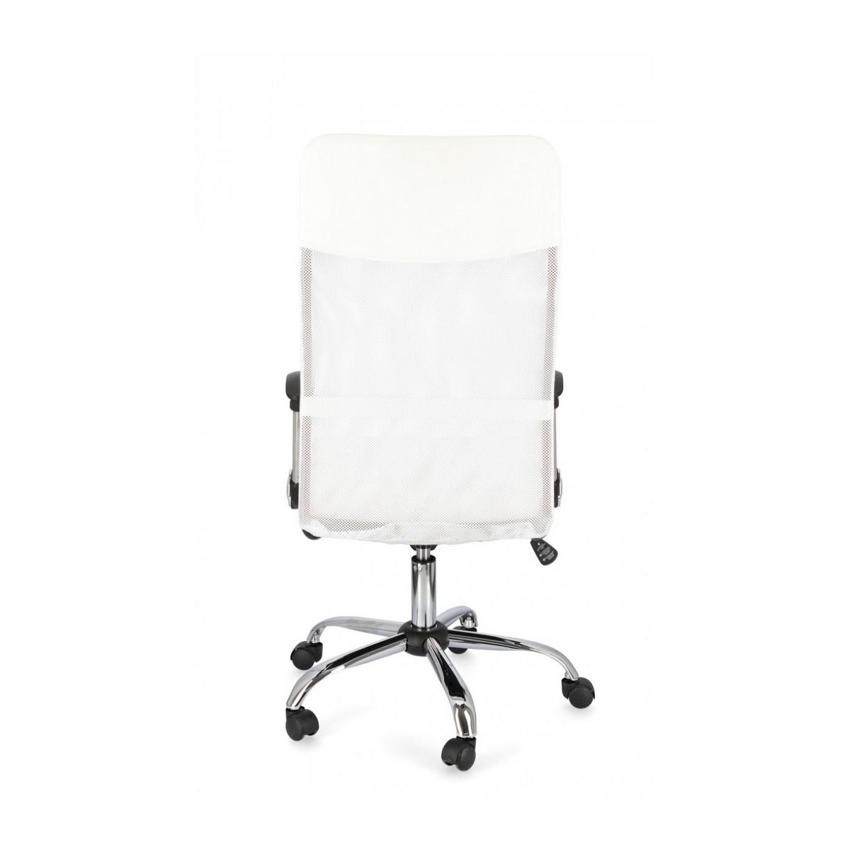 Poltrona Ufficio con Braccioli Dakar Bianco | Bizzotto