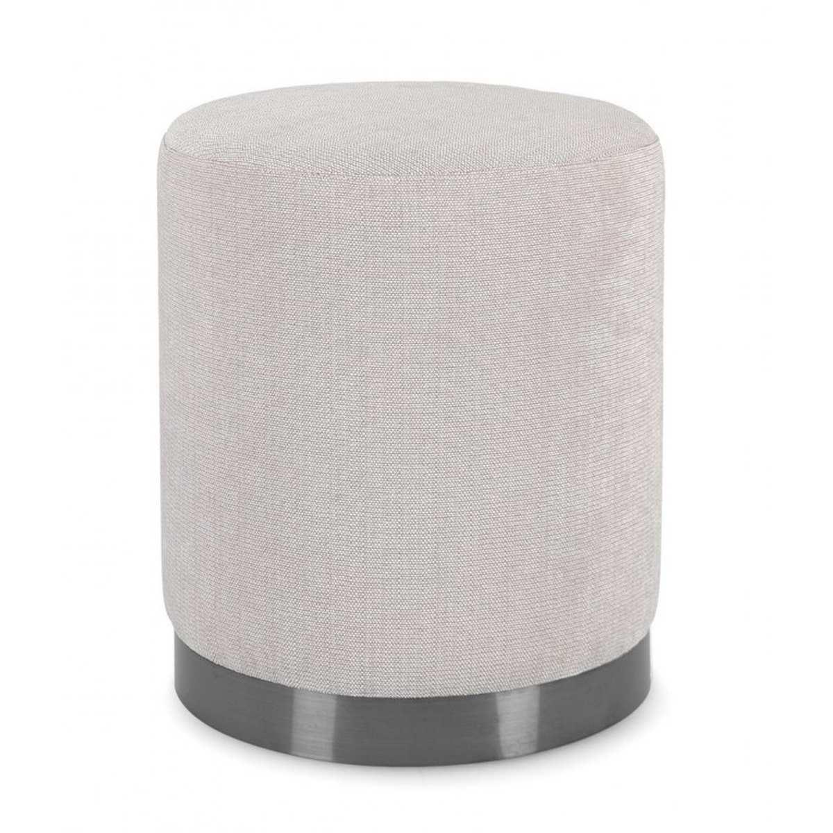 Pouf Ernestine Grigio Chiaro | Bizzotto