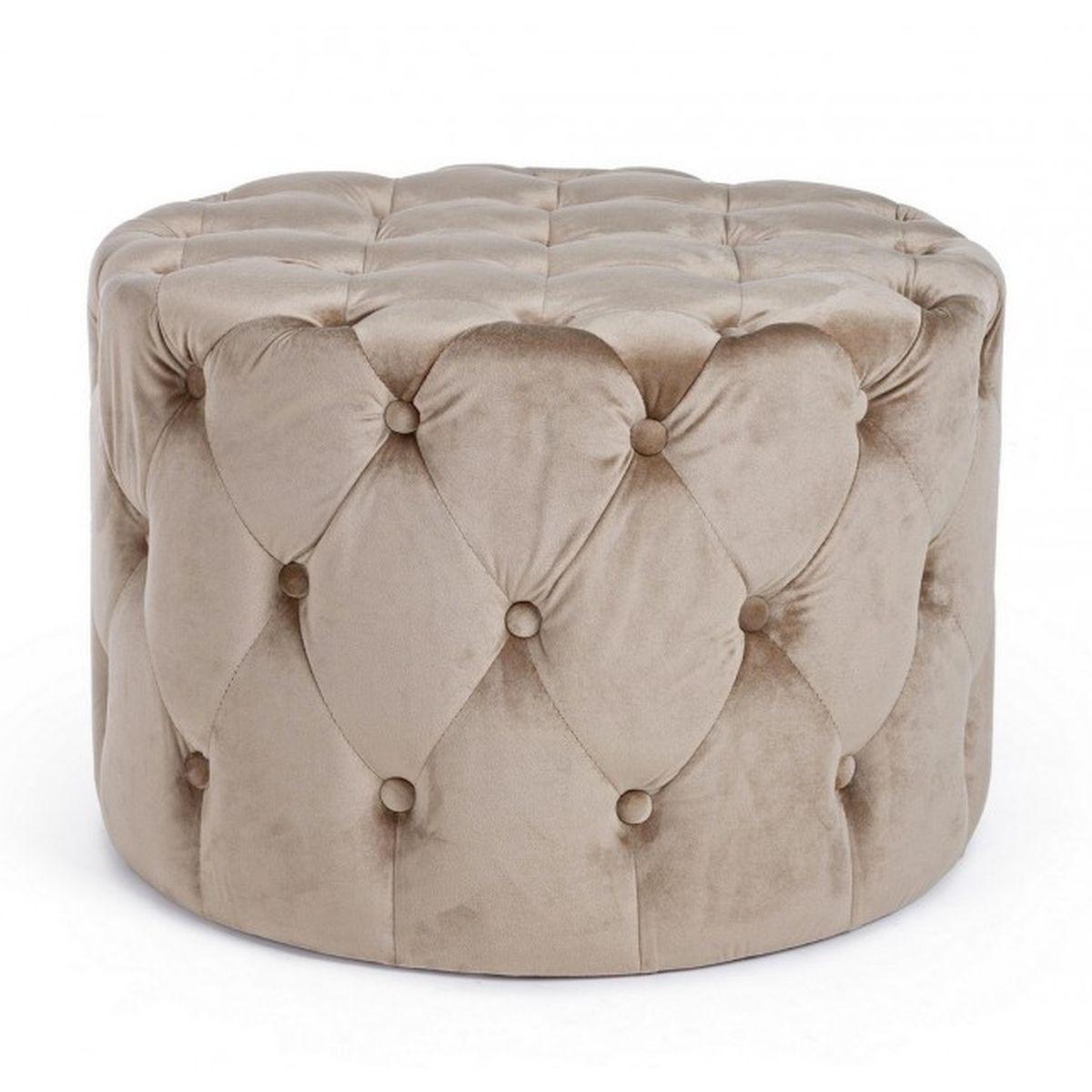 Pouf Lorella Tortora | Bizzotto