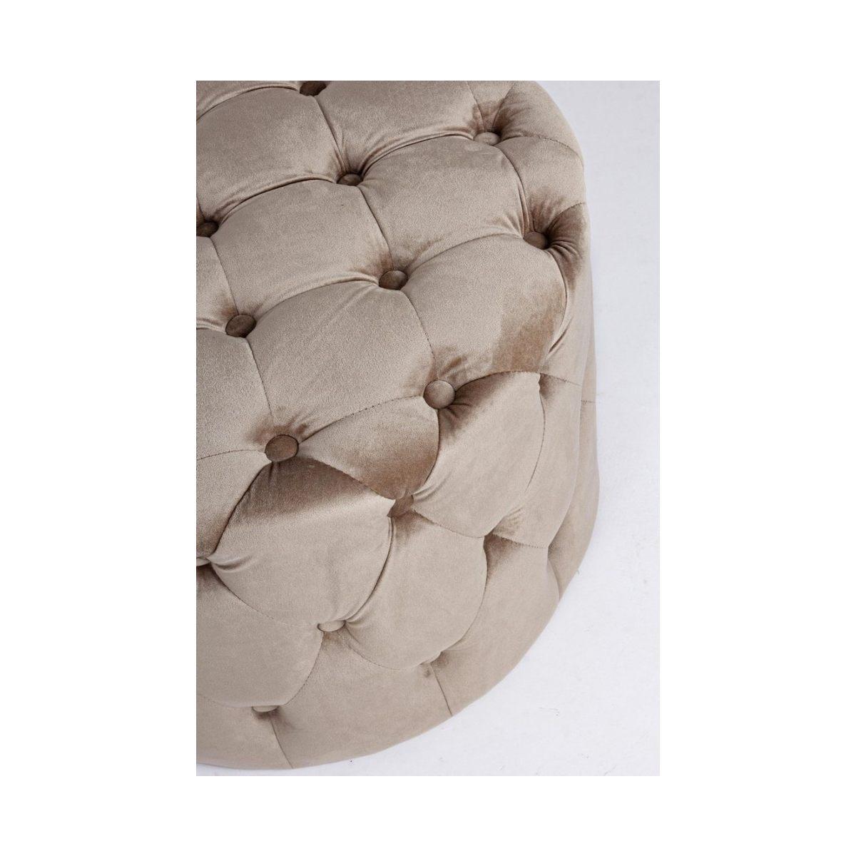 Pouf Lorella Tortora | Bizzotto