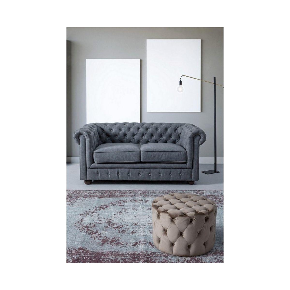 Pouf Lorella Tortora | Bizzotto