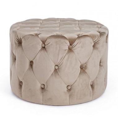 Pouf Lorella Tortora | Bizzotto