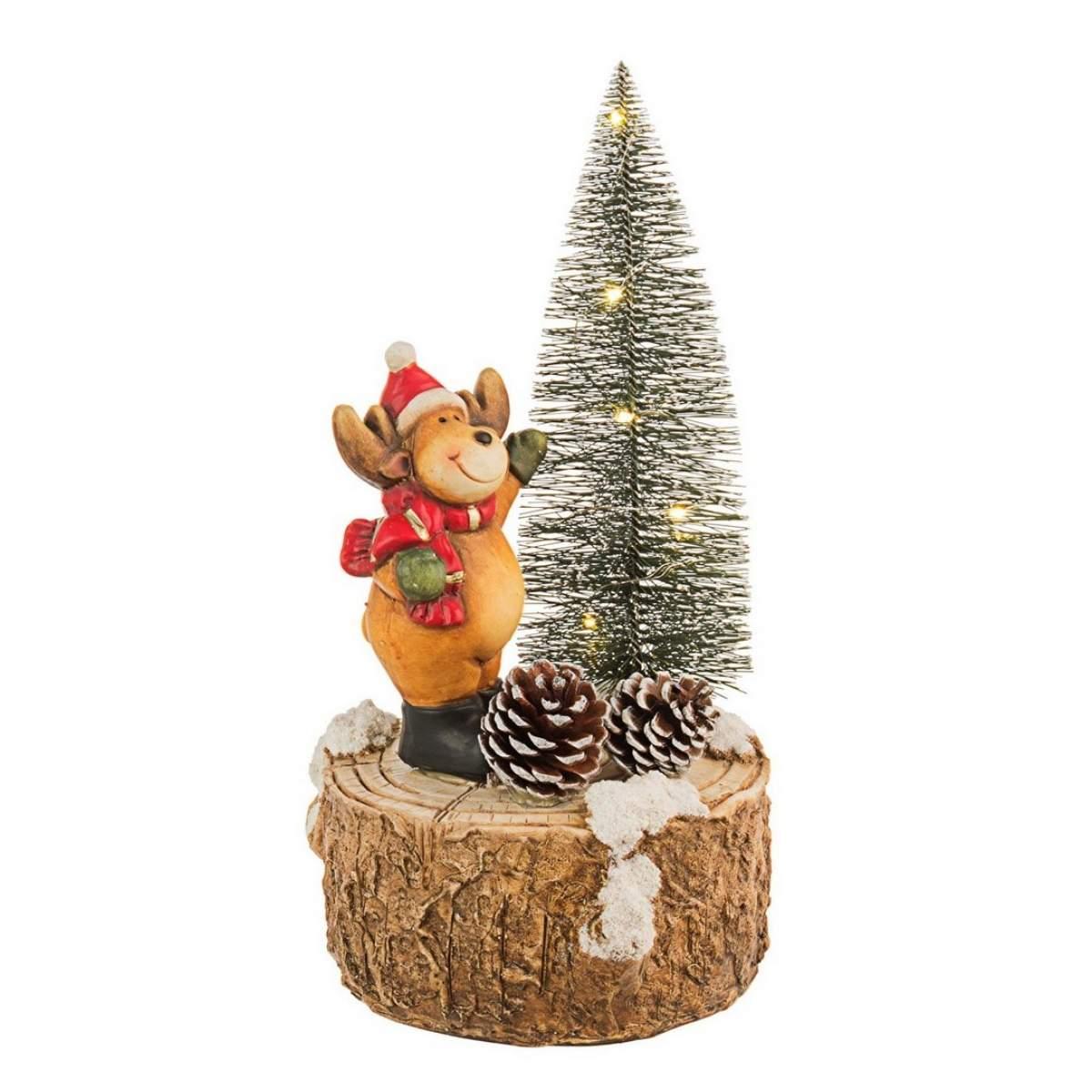 Renna Juniper con LED | Bizzotto