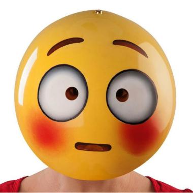 Maschera Emoticon Stupita PVC