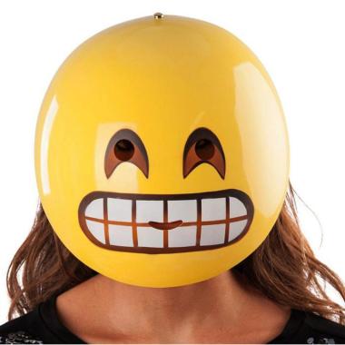 Maschera Emoticon Sorriso PVC