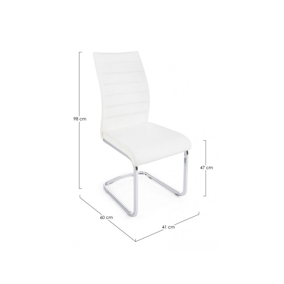 Sedia Myra Pu Bianco | Bizzotto