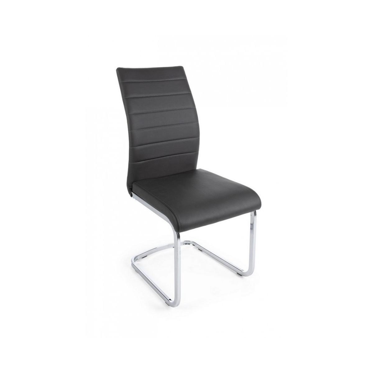 Sedia Myra Pu Grigio Scuro | Bizzotto