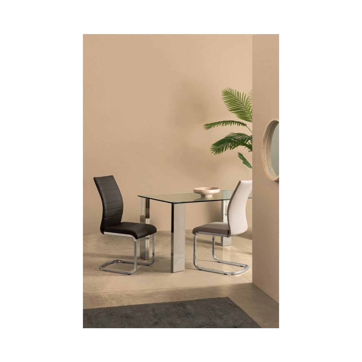 Sedia Myra Pu Grigio Scuro | Bizzotto