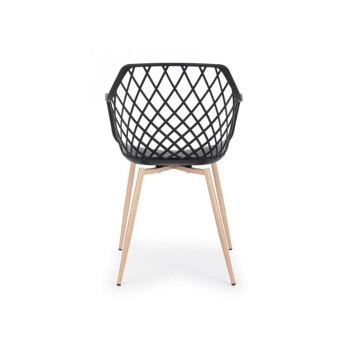 Sedia Optik Nero | Bizzotto