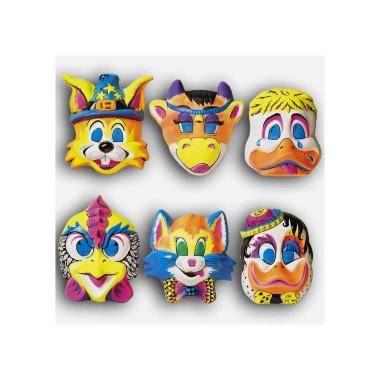 Maschera Animali PVC Multicolor 6 Modelli