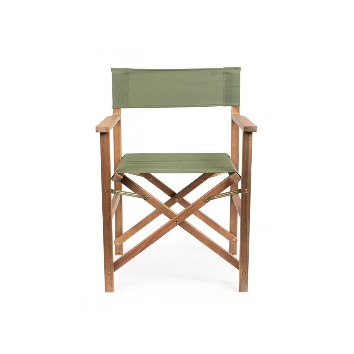 Sedia Regista Legno Noemi Verde Muschio | Bizzotto