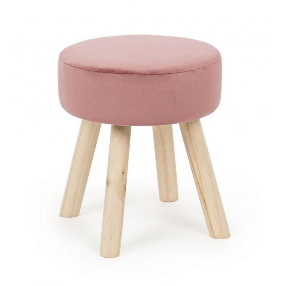 Sgabello Adeline Rosa Antik | Bizzotto