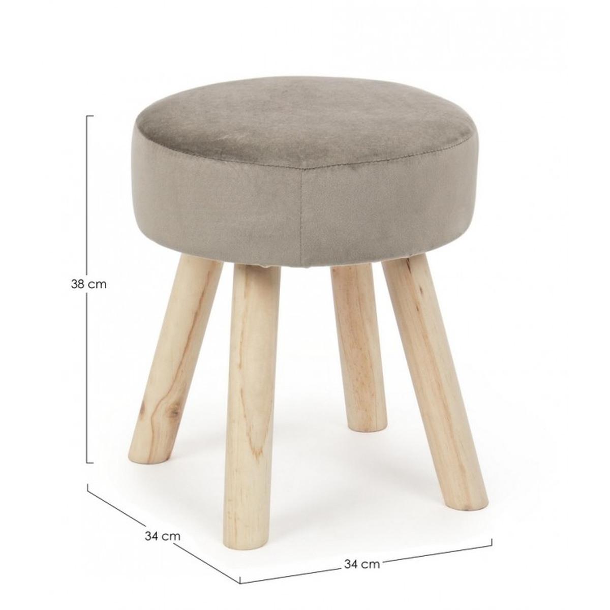 Sgabello Adeline Tortora | Bizzotto