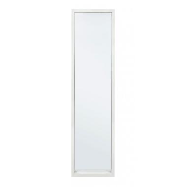 Specchio Con Cornice Tiziano Rettangolare Bianco Cm.32X122
