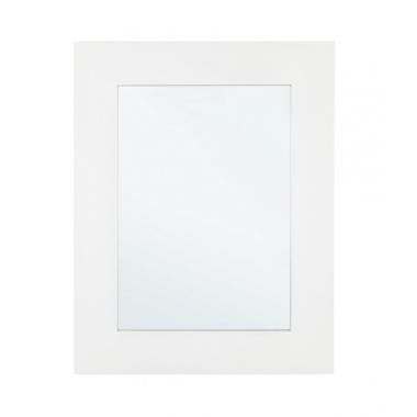 Specchio Con Cornice Tiziano Rettangolare Bianco Cm.72X92 -392