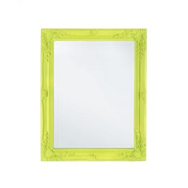 Specchio Miro Con Cornice Verde Lime Cm.36X46 -491