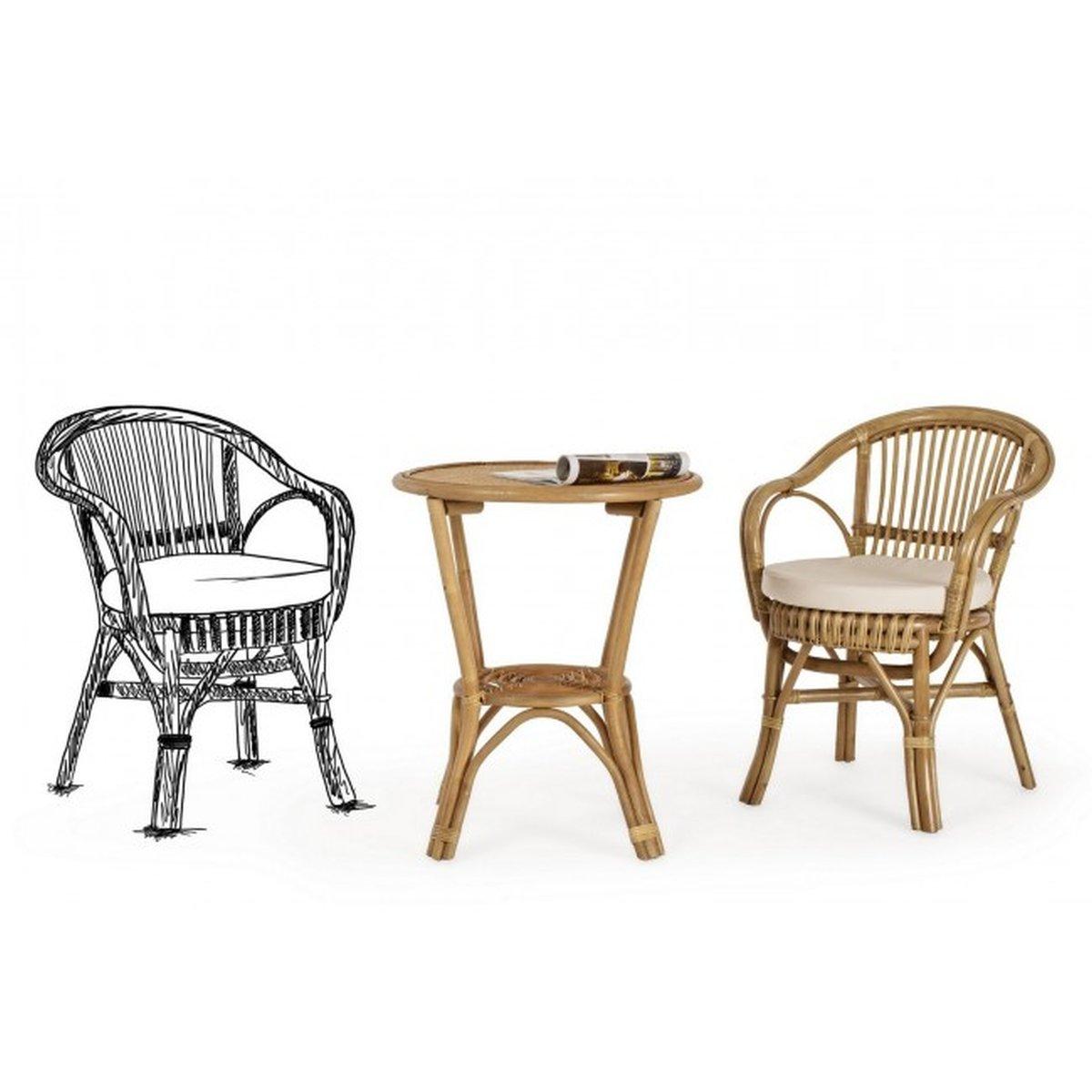 Tavolino 2 Posti Vienna New | Bizzotto