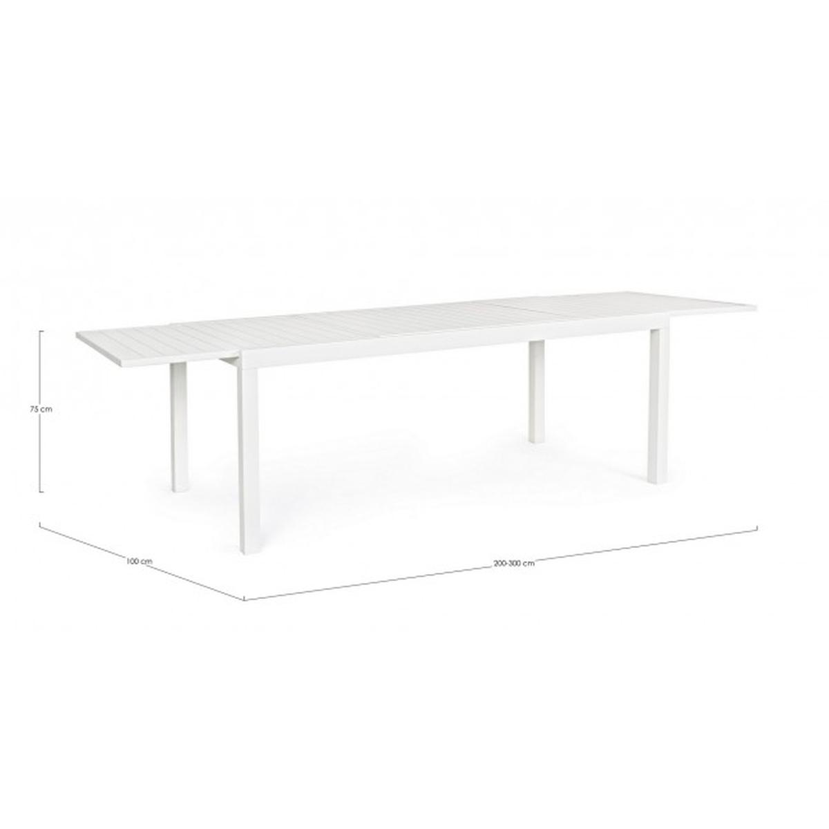 Tavolo Allungabile Hilde 200-300x100 Bianco | Bizzotto