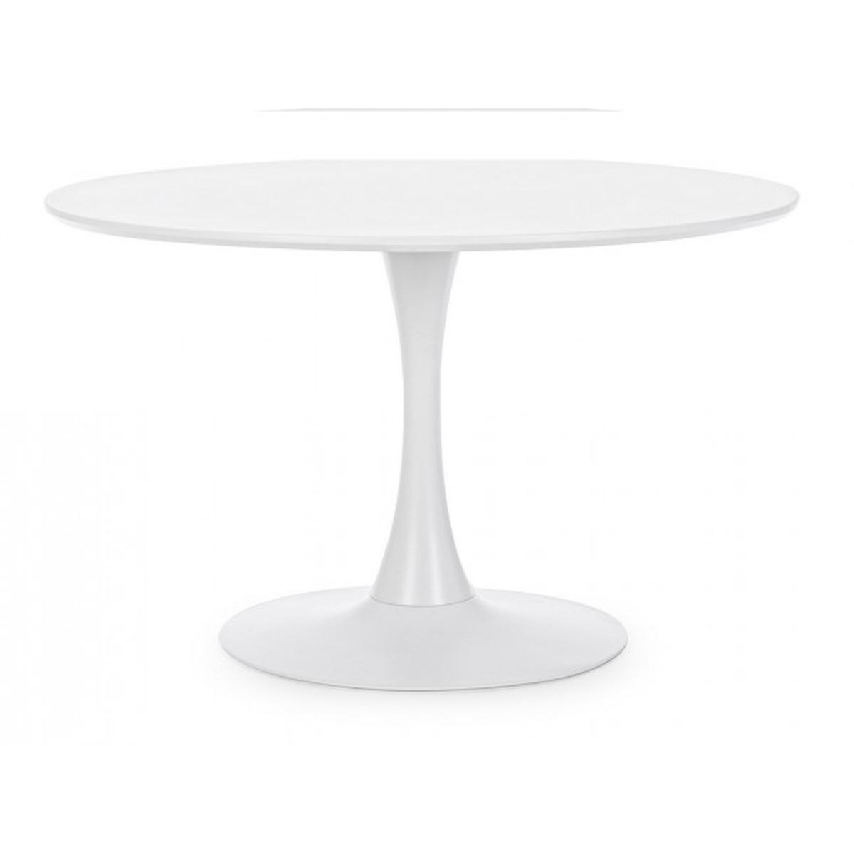 Tavolo Bloom Bianco Tondo cm.Ã?120 | Bizzotto