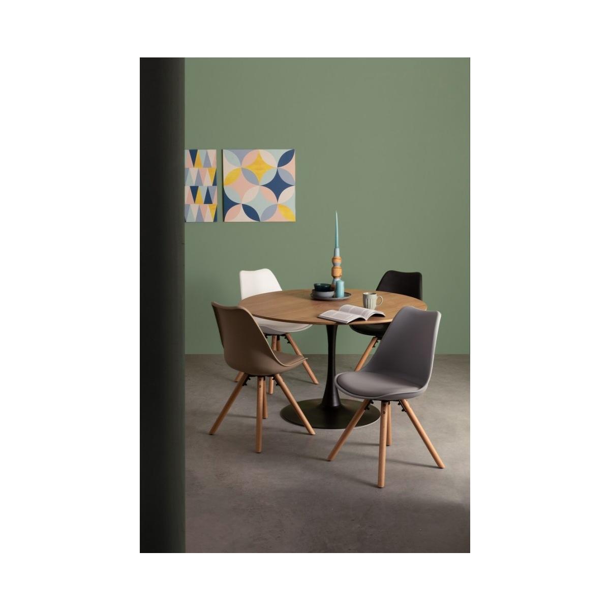 Tavolo Bloom Top Veneer Tondo cm.Ã?120 | Bizzotto