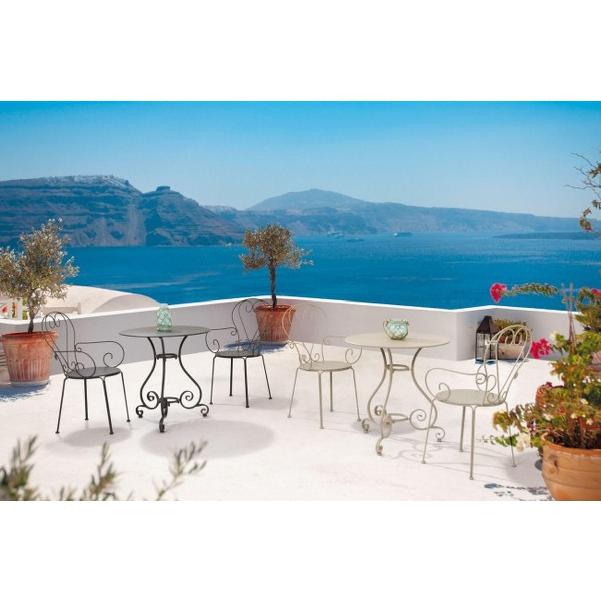 Tavolo Etienne Antracite cm.Ã?70 | Bizzotto