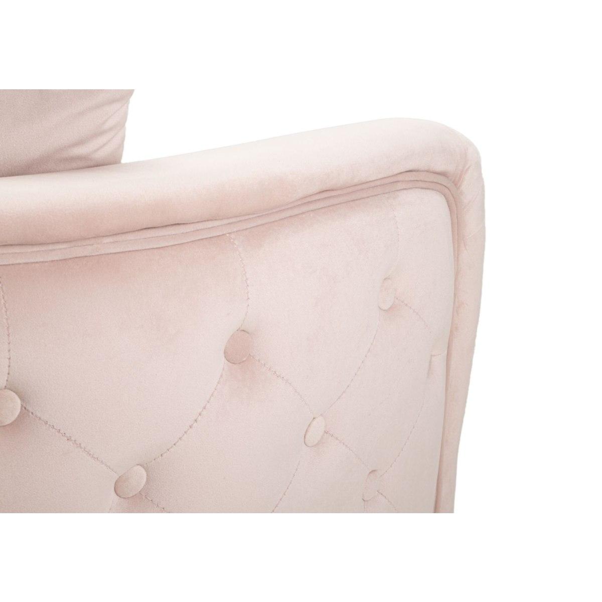 Divanetto Bucarest Rosa cm.127x74x73 | Mauro Ferretti