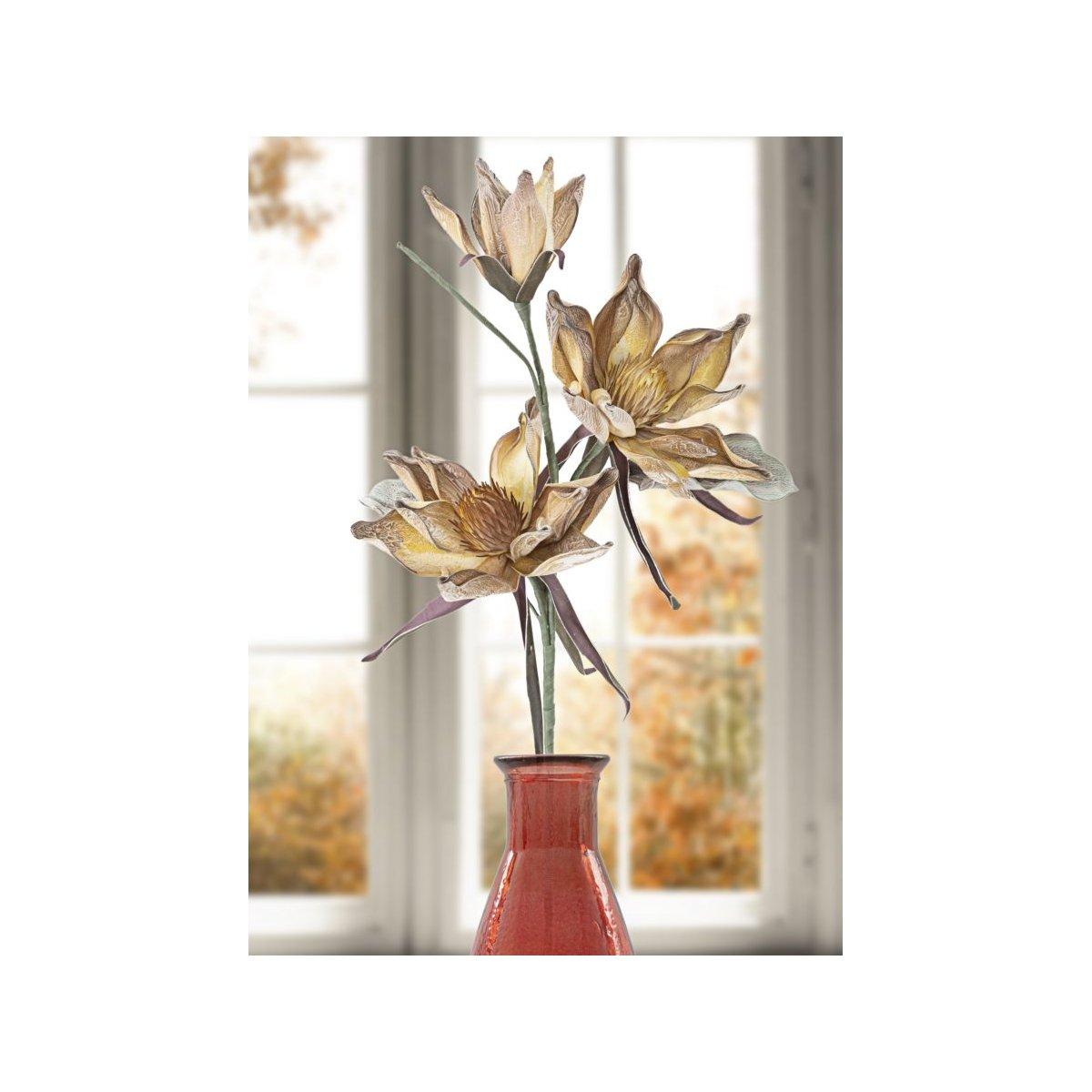 Fiore Epiphy Hum x3 Giallo cm.Ã?35x98 | Mauro Ferretti