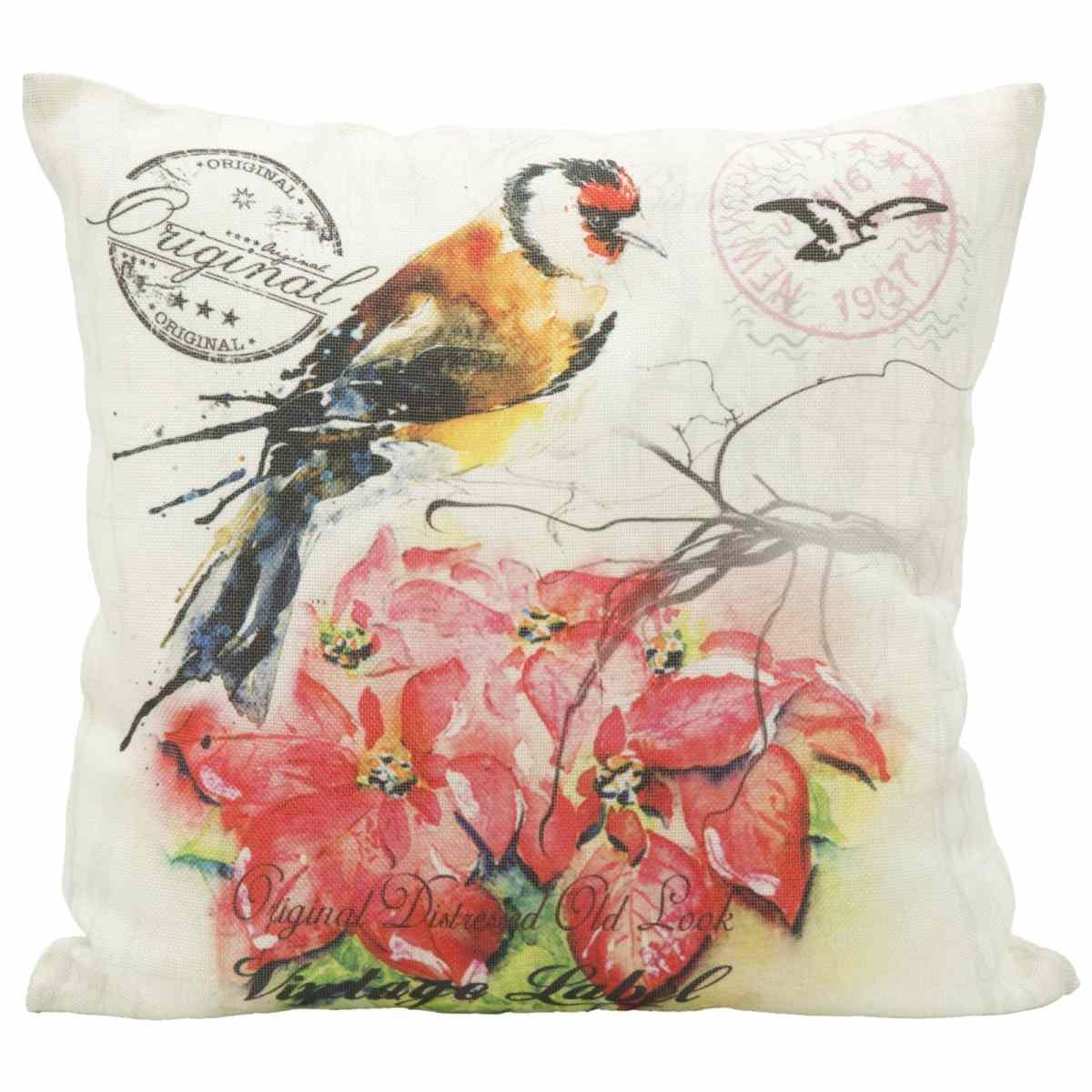 Fodera Cuscino Bird mod.B cm.40x40 | Mauro Ferretti