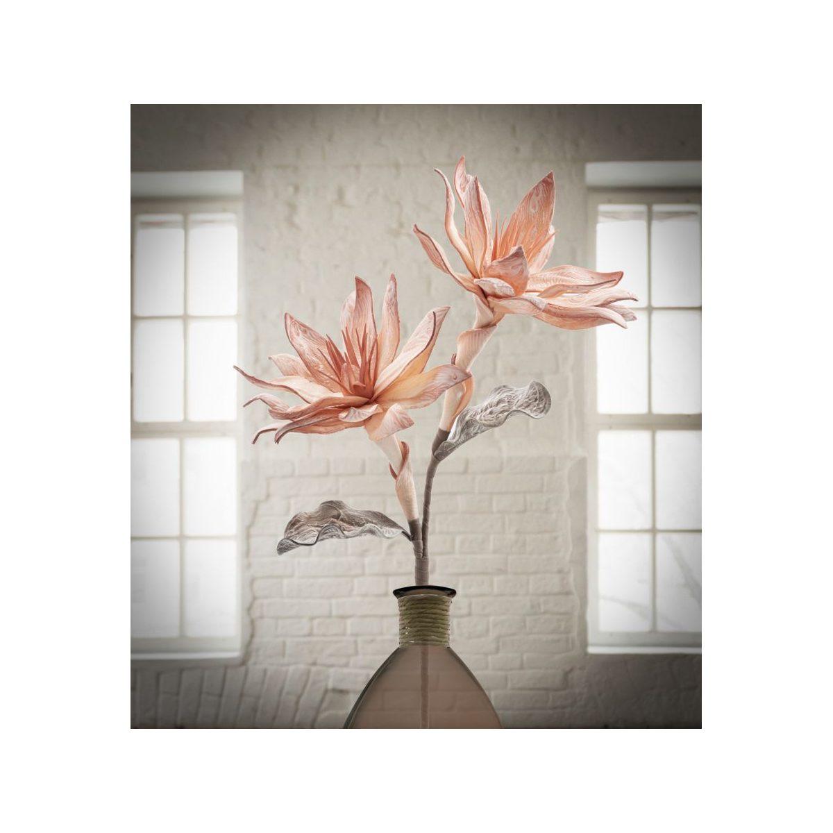 Fiore Glsang Flower x2 Arancione cm.Ã?28x88 | Mauro Ferretti