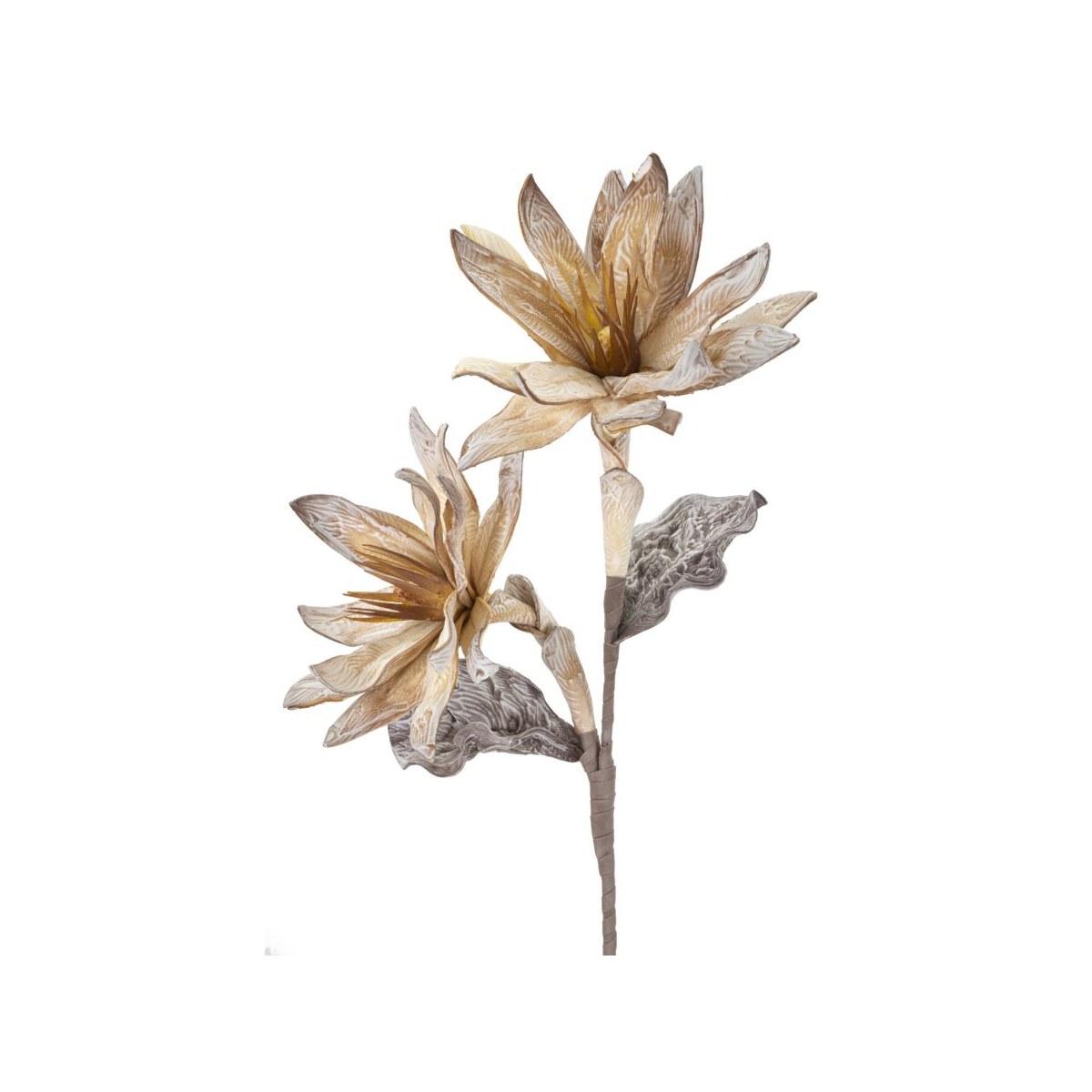 Fiore Glsang Flower x2 Giallo cm.Ø28x88